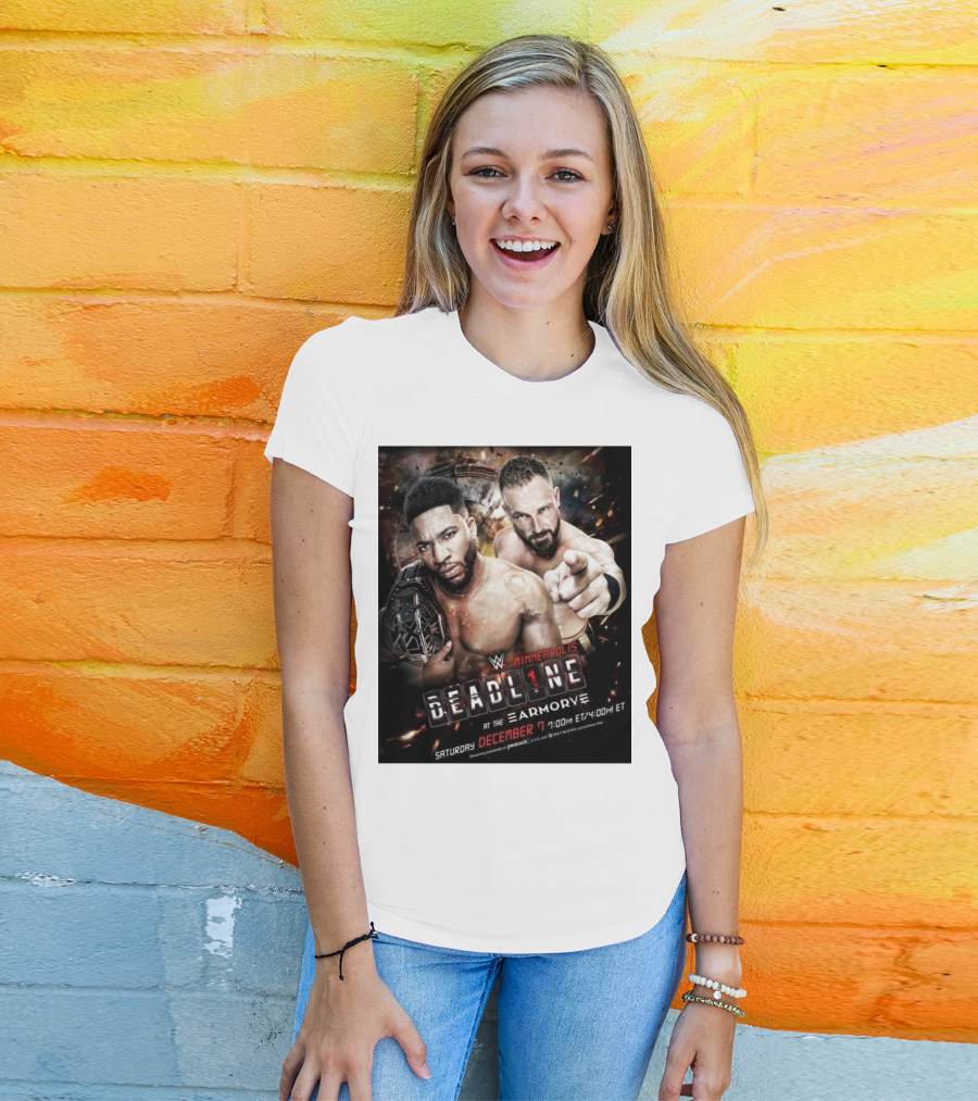 WWE NXT Deadline At The Armory Minneapolis Saturday December 7 7:00 PM ET / 4:00 PM ET T-Shirt