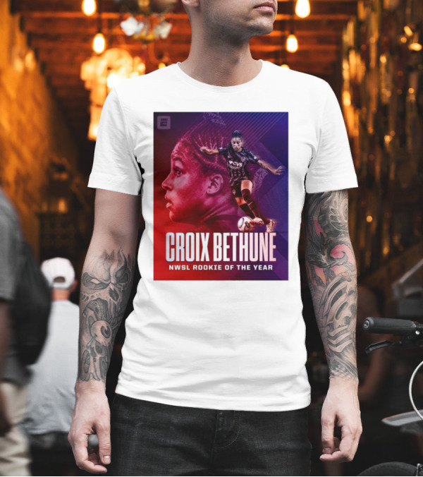 Croix Bethune NWSL Rookie of the Year T-Shirt Croix Bethune NWSL Rookie of the Year T-Shirt