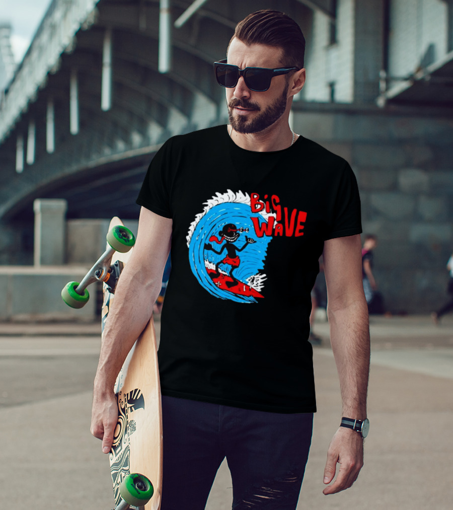 Lil Darkie Big Wave Surfing Vintage T-Shirt