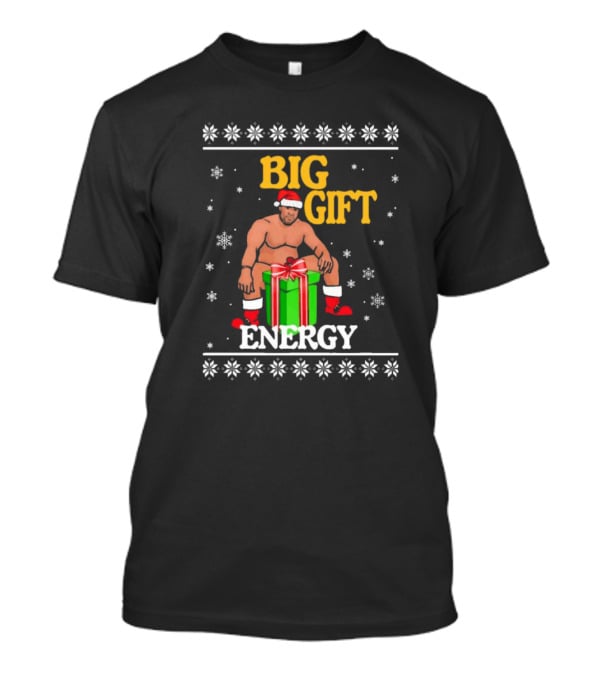 Big Gift Energy Barry Wood Ugly Christmas Sweaters T-Shirt