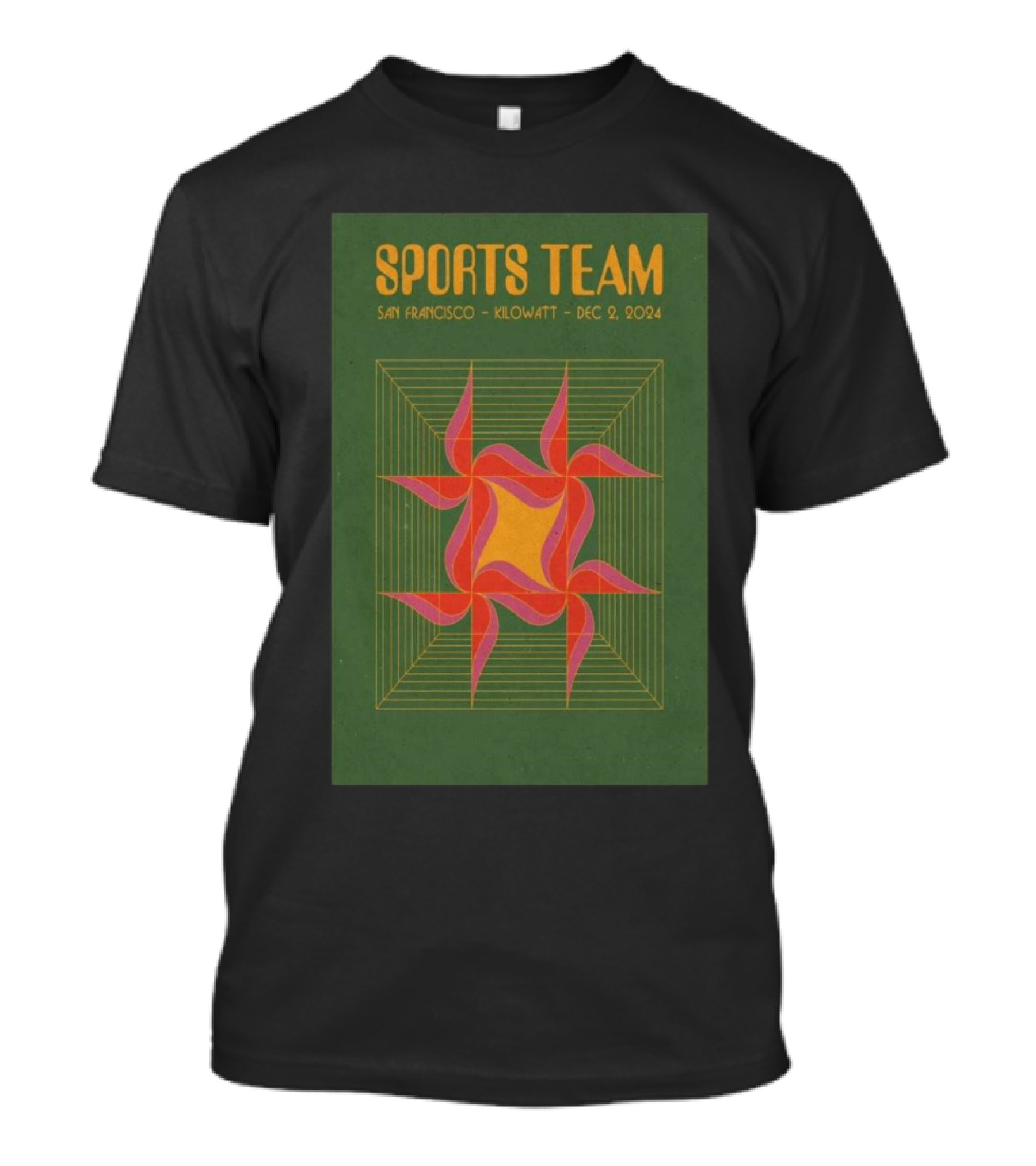 Sports Team San Francisco Kilowatt Dec 2 2024 Tour T-Shirt