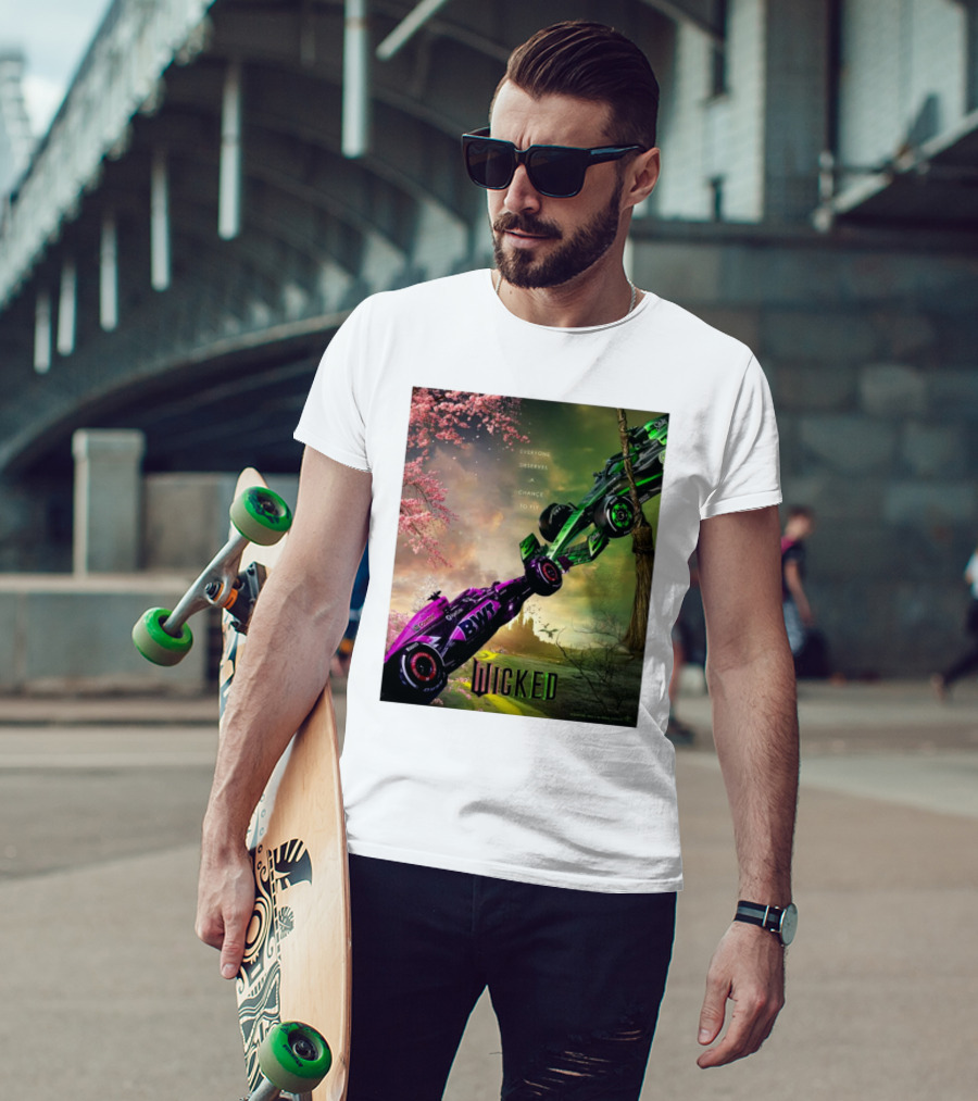 Wicked Everyone Deserves A Chance To Fly Racing Cars Vertical Sky Forest T-Shirt
