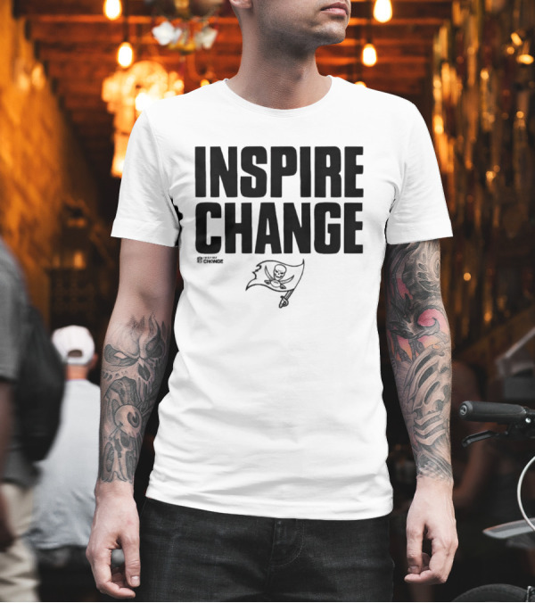 ampa Bay Buccaneers NFL Inspire Change T-Shirt ampa Bay Buccaneers NFL Inspire Change T-Shirt