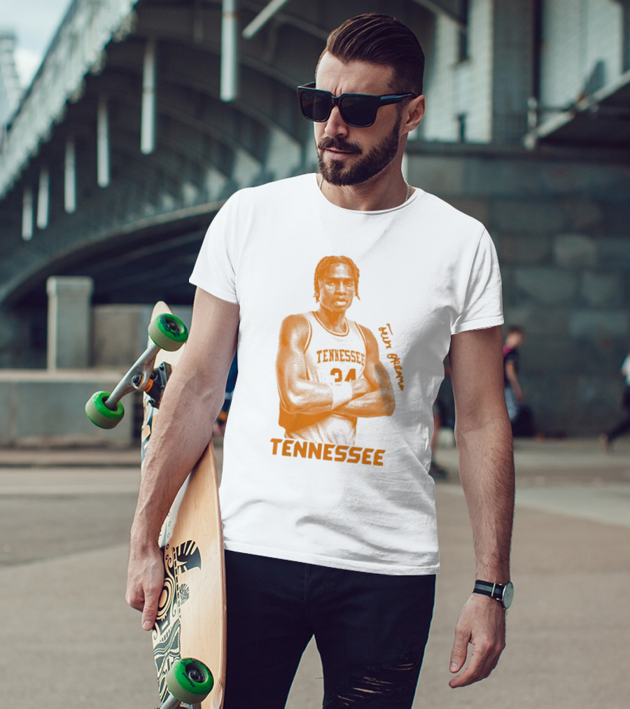 Felix Okpara Tennessee Basketball 34 Signature T-Shirt