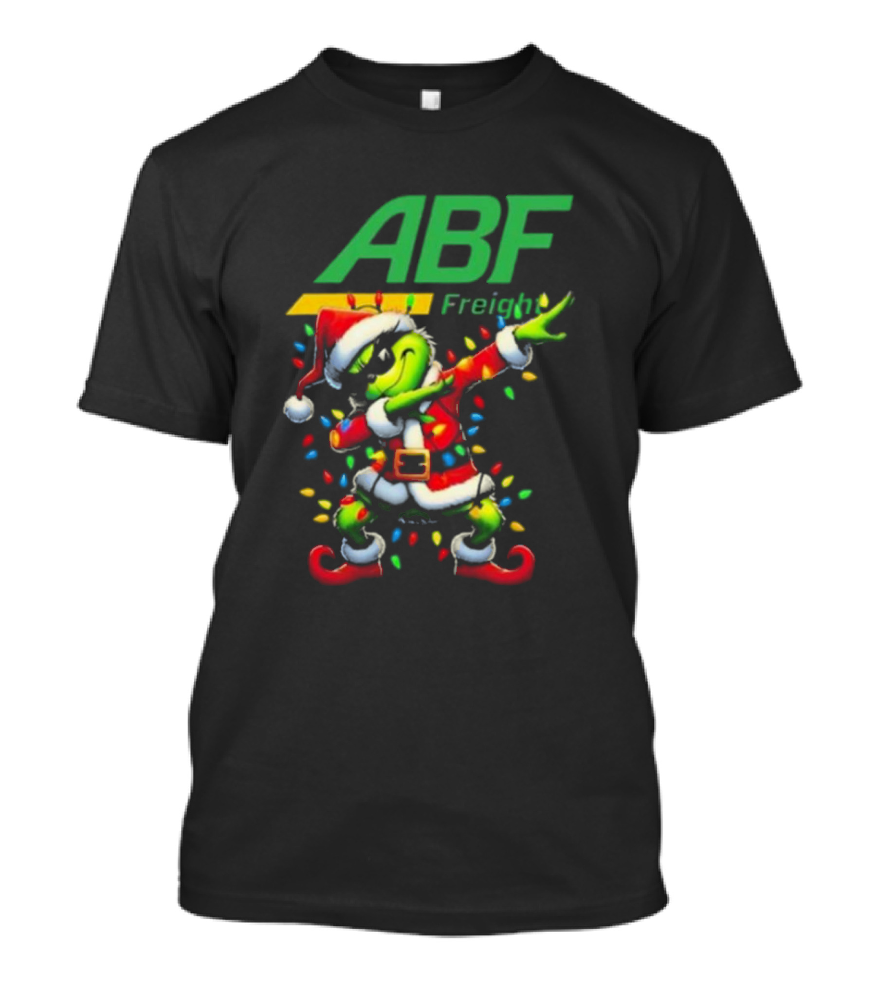 ABF Freight Santa Grinch Dabbing Merry Christmas T-Shirt