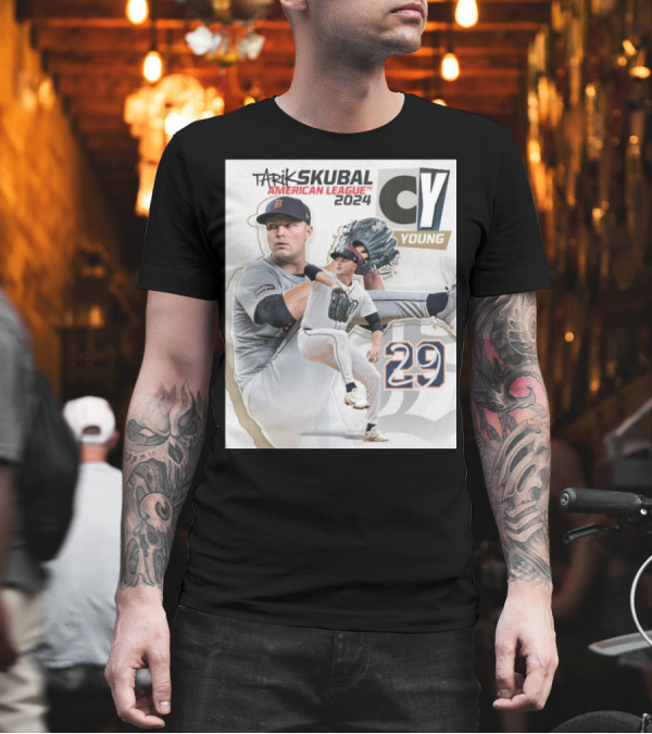Tarik Skubal American League 2024 Cy Young 29 T-Shirt Tarik Skubal American League 2024 Cy Young 29 T-Shirt