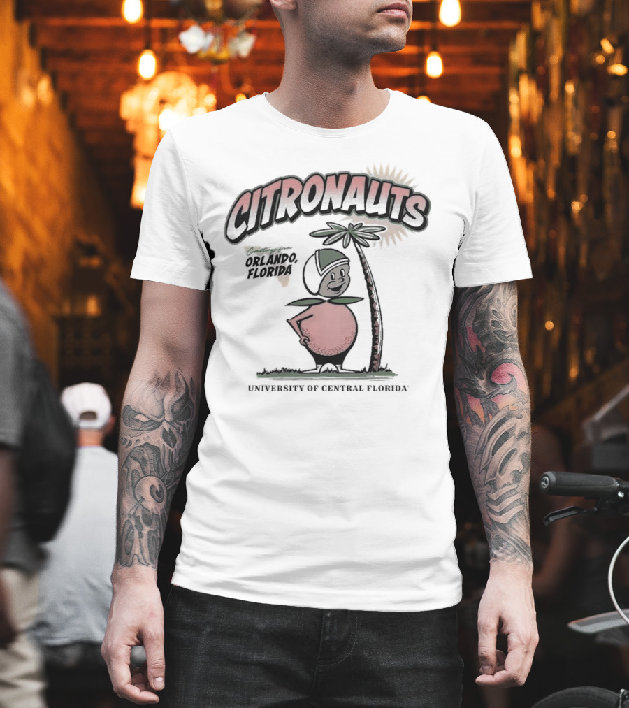 UCF FTU Citronauts University Of Central Florida Orlando Florida Vintage Heavyweight T-Shirt