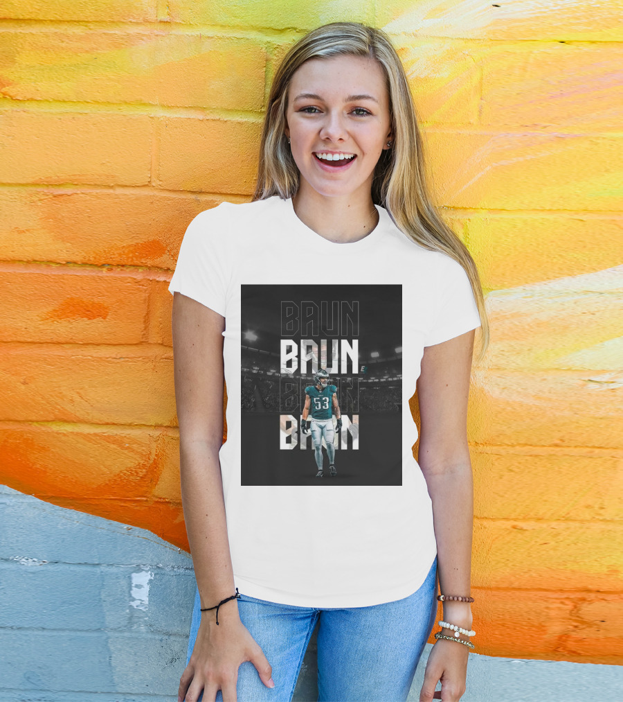 Baun Philadelphia Eagles QB Sack Go Birds Football Stadium T-Shirt