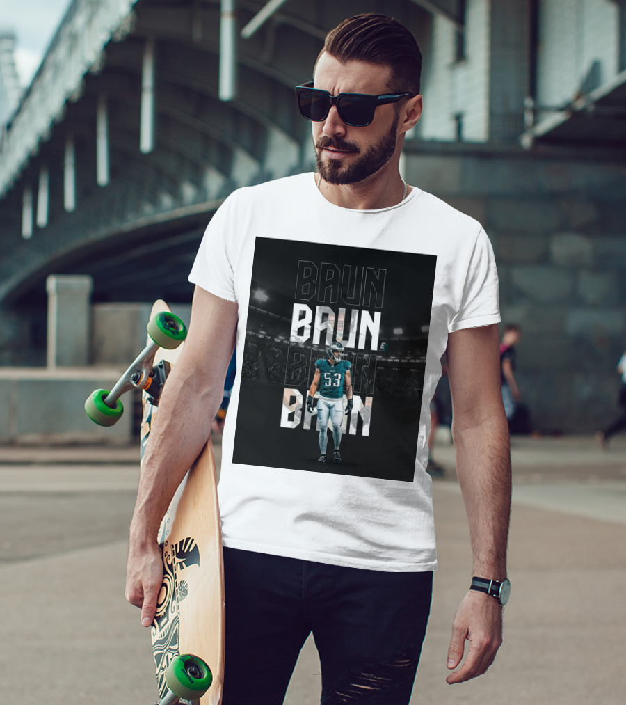 Baun Philadelphia Eagles QB Sack Go Birds Football Stadium T-Shirt