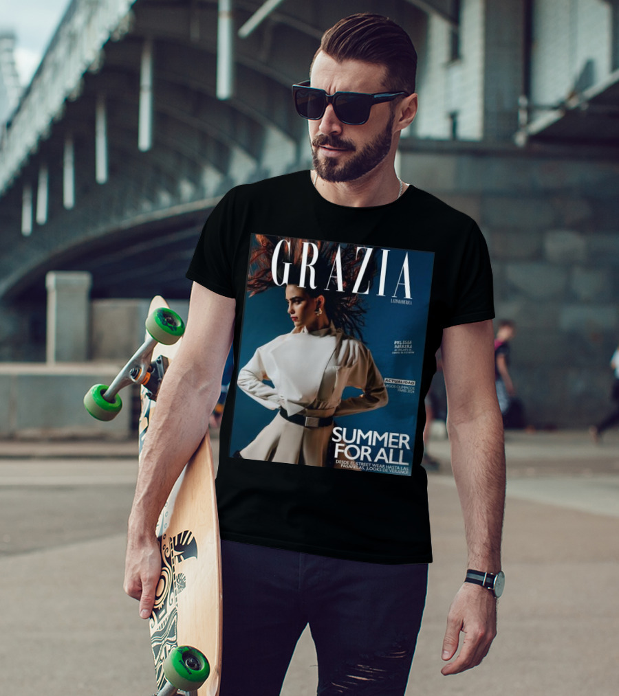 Grazia Latinoamerica Summer For All Melissa Barrera Juegos Olimpicos Paris T-Shirt
