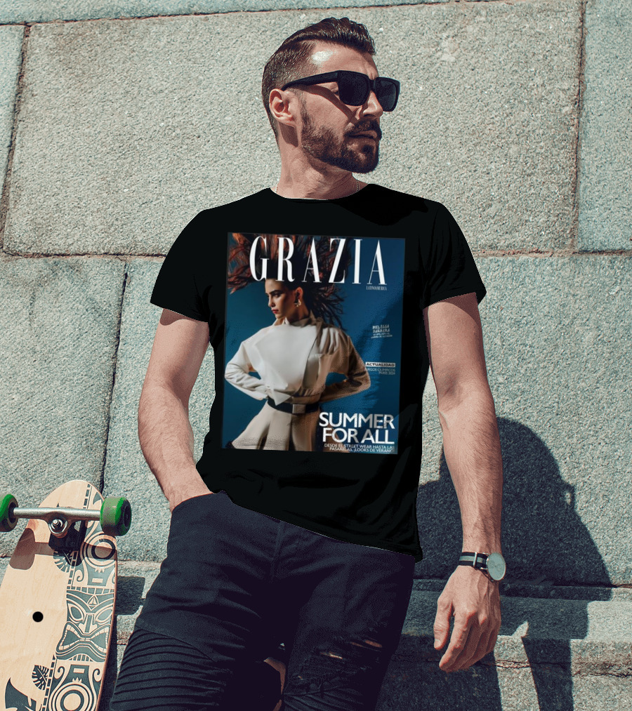 Grazia Latinoamerica Summer For All Melissa Barrera Juegos Olimpicos Paris T-Shirt