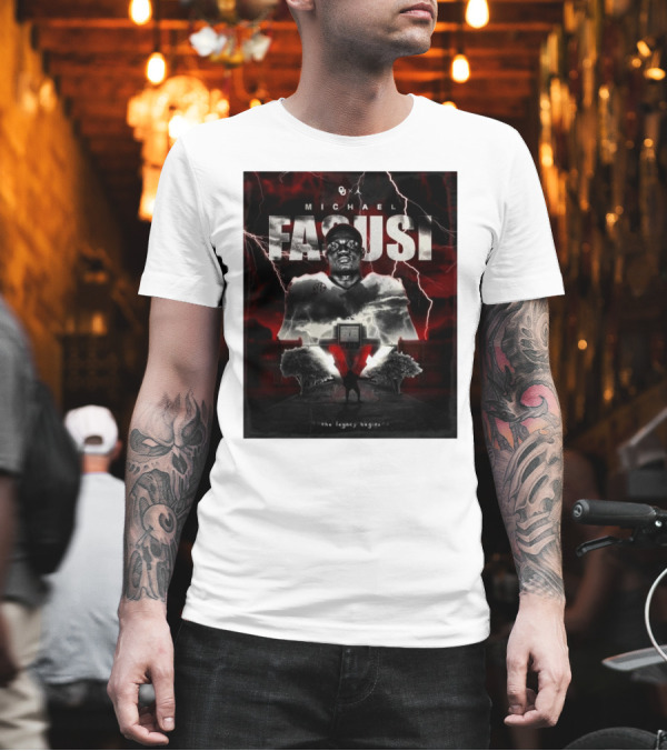 Oklahoma Sooners Michael Fasusi XXV The Legacy Begins Thunderstorm T-Shirt Oklahoma Sooners Michael Fasusi XXV The Legacy Begins Thunderstorm T-Shirt