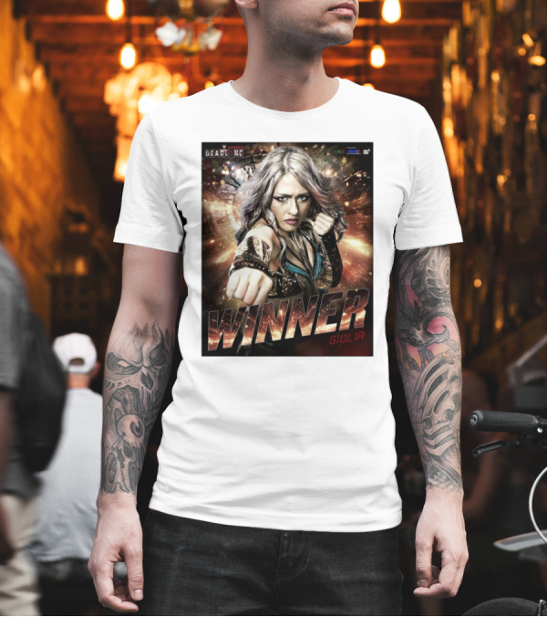 WWE NXT Deadline Winner Giulia Iron Survivor T-Shirt WWE NXT Deadline Winner Giulia Iron Survivor T-Shirt