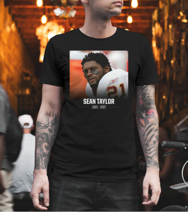 Washington Commanders Sean Taylor 1983 – 2007 CBS Sports T-Shirt Washington Commanders Sean Taylor 1983 – 2007 CBS Sports T-Shirt