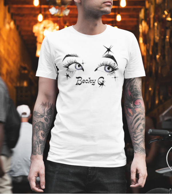 Becky G Sparkling Eyes Blue Starry Gaze T-Shirt Becky G Sparkling Eyes Blue Starry Gaze T-Shirt