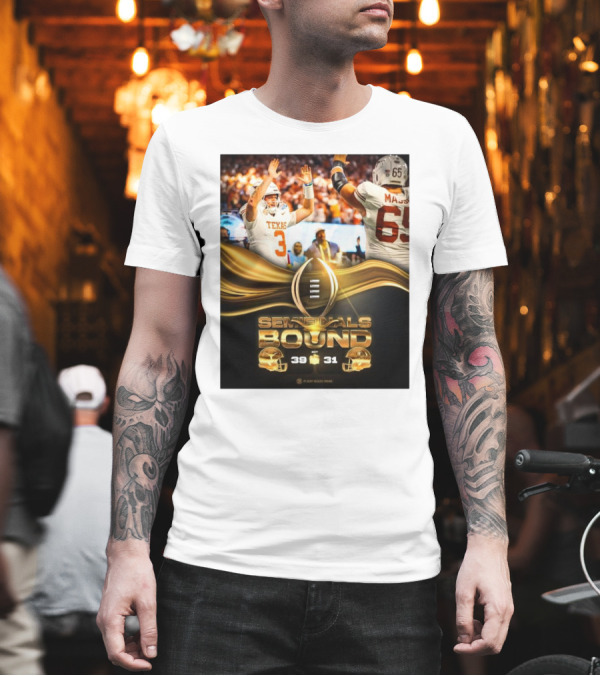 Texas Longhorns vs Arizona State Sun Devils Semifinals Bound 39-31 Peach Bowl It Just Means More T-Shirt Texas Longhorns vs Arizona State Sun Devils Semifinals Bound 39-31 Peach Bowl It Just Means More T-Shirt