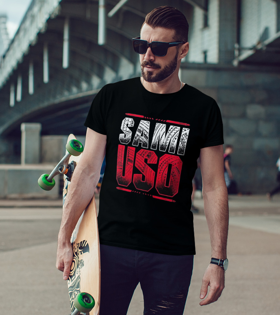 Sami Zayn Sami Uso WWE Roman Reigns Bloodline Tribal T-Shirt