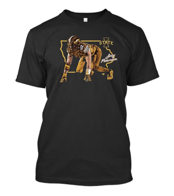 Joey Petersen Iowa State Cyclones Football Map T-Shirt