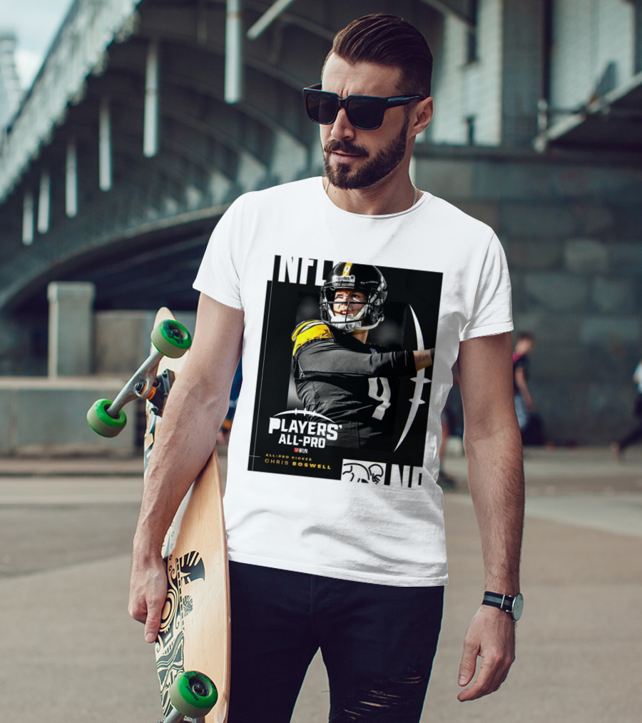 Pittsburgh Steelers NFLPA Players' All-Pro Kicker Chris Boswell T-Shirt
