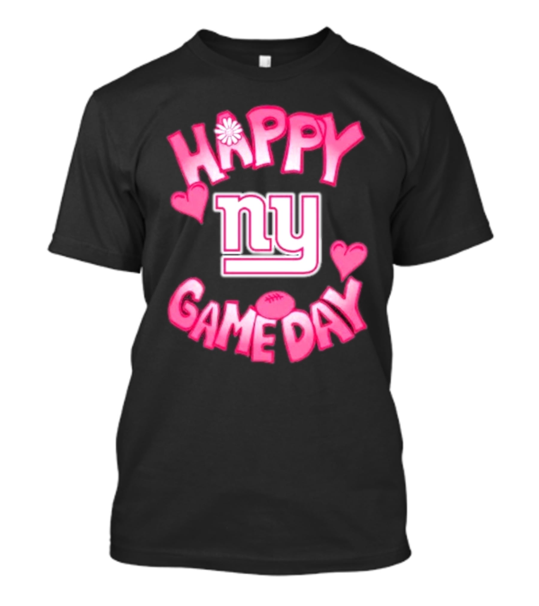 NY Giants Valentines Happy Gameday 2025 T-Shirt