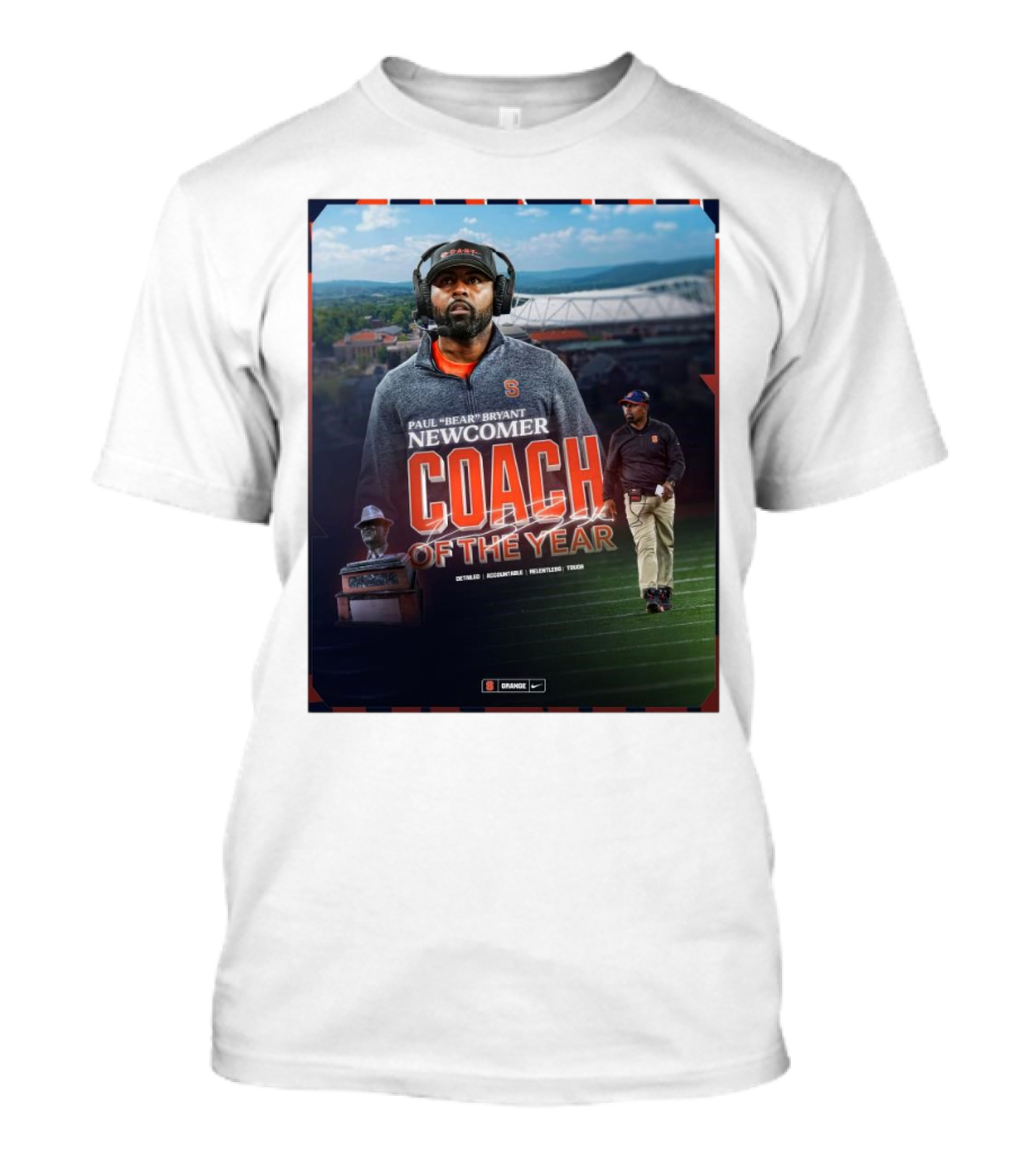 Syracuse Orange Paul Bear Bryant Newcomer C...T-Shirt 