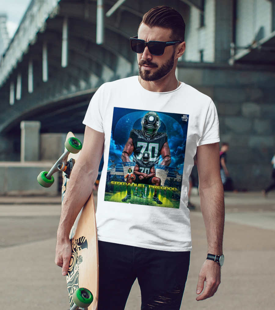 USC Star Transfer Emmanuel Pregnon Commits To Oregon Ducks Football Hayes Fawcett T-Shirt