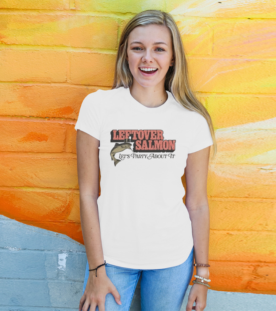 Leftover Salmon Let's Party About It Fish Graphic T-Shirt