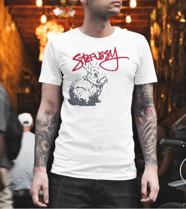Stefussy Bunny Stussy Graphic T-Shirt Stefussy Bunny Stussy Graphic T-Shirt