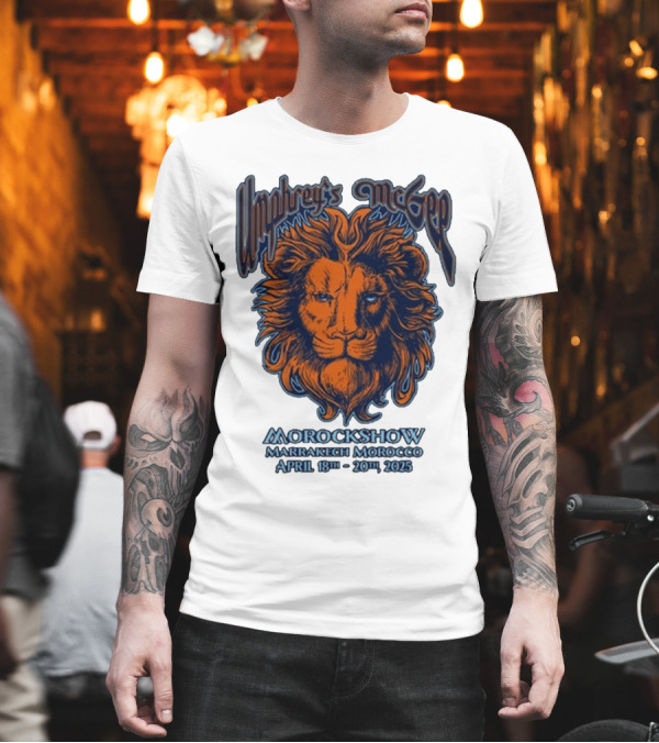 Umphrey’s McGee Morockshow Marrakech Morocco April 18th-20th 2025 Lion Art T-Shirt Umphrey’s McGee Morockshow Marrakech Morocco April 18th-20th 2025 Lion Art T-Shirt