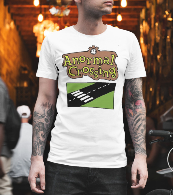 Anormal Crossing Zoe Bread Text and Z Shape Design T-Shirt Anormal Crossing Zoe Bread Text and Z Shape Design T-Shirt