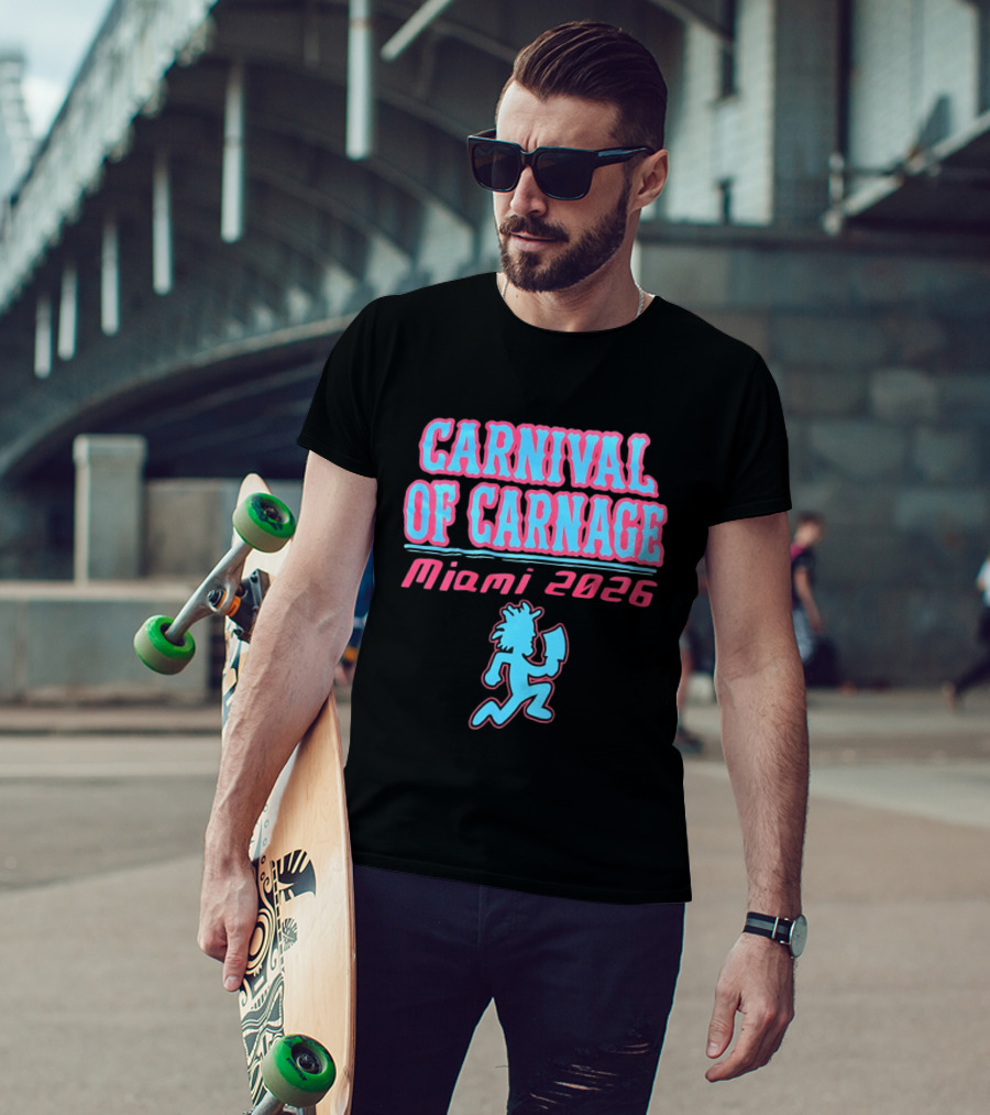 Carnival Of Carnage Miami 2026 Hatchet Man T-Shirt