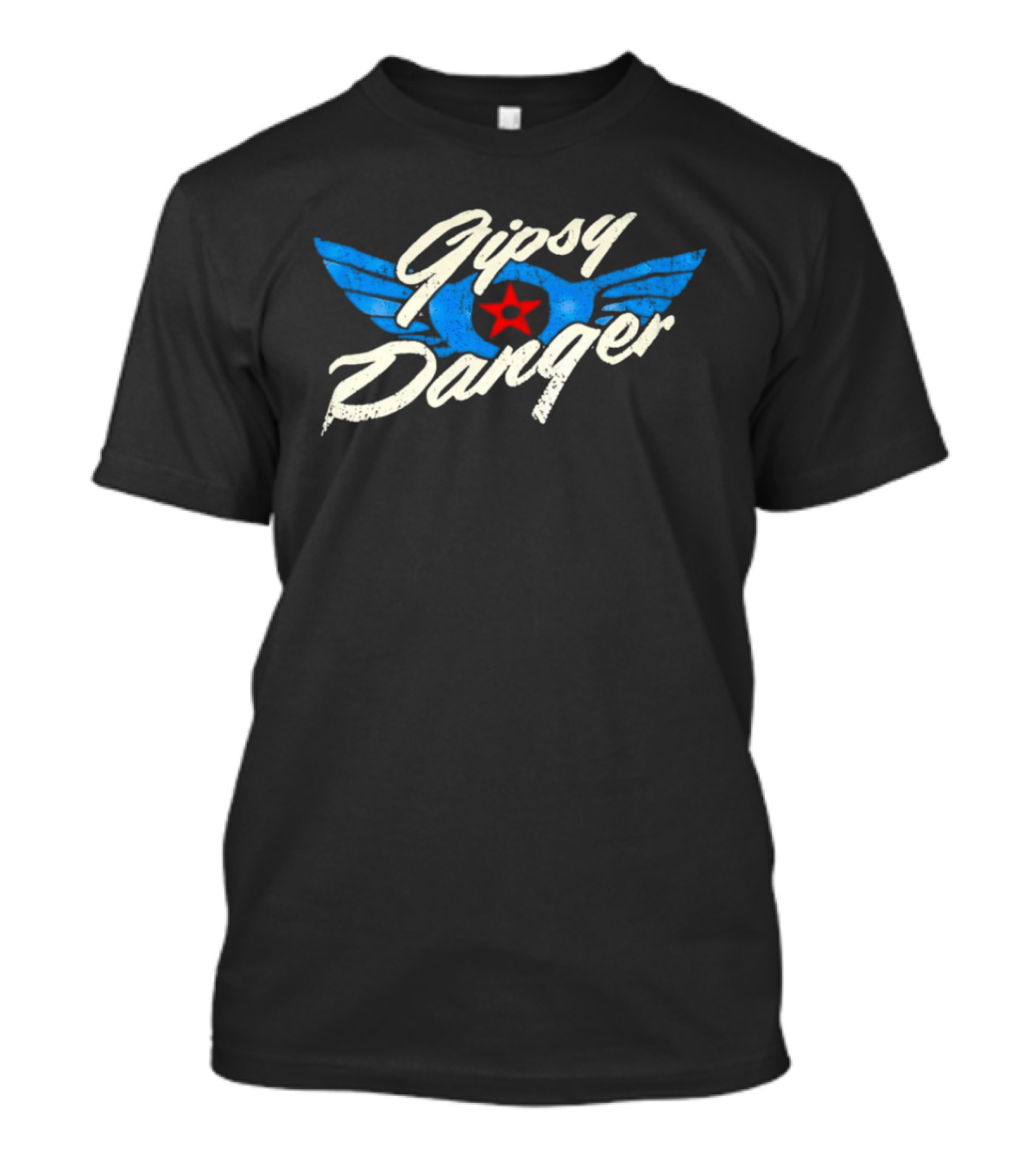 Gipsy Danger Blue Wings Red Star T-Shirt