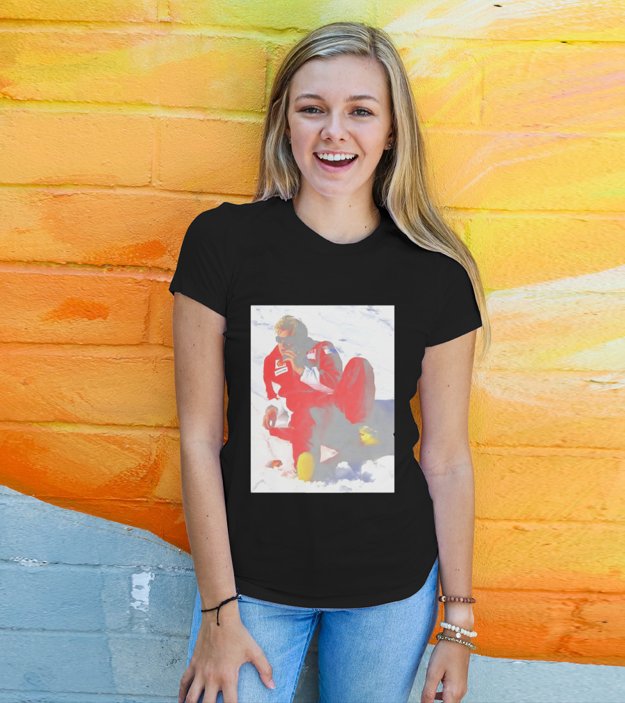 Ice Man Kimi Raikkonen F1 Ferrari Team Racing Legend T-Shirt