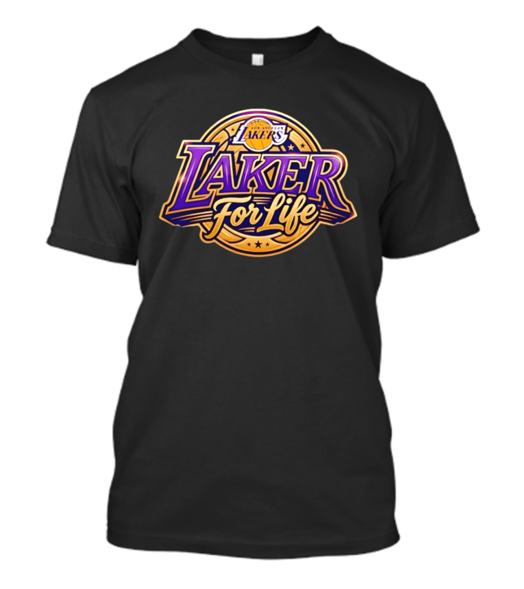 Los Angeles Lakers Laker For Life Basketball Fan Gear T-Shirt