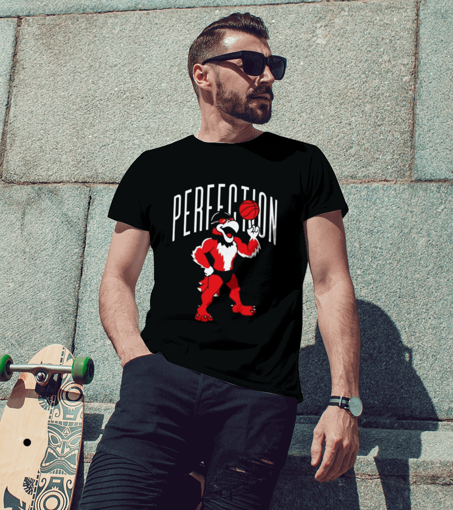 Miami RedHawks Perfection Basketball Bird T-Shirt