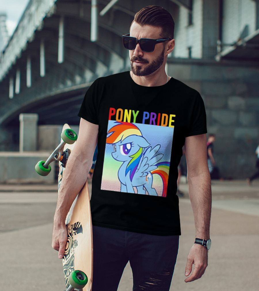 Rainbow Dash Pony Pride My Little Pony Rainbow T-Shirt