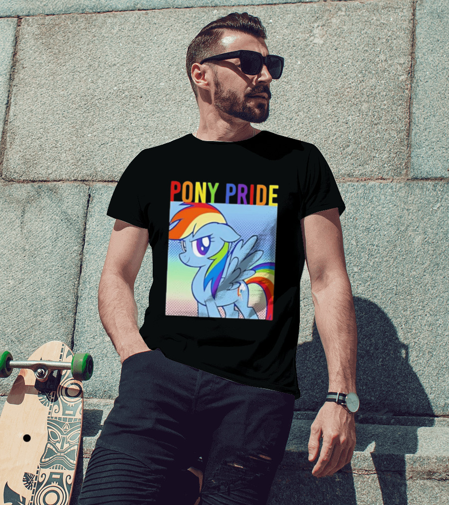 Rainbow Dash Pony Pride My Little Pony Rainbow T-Shirt