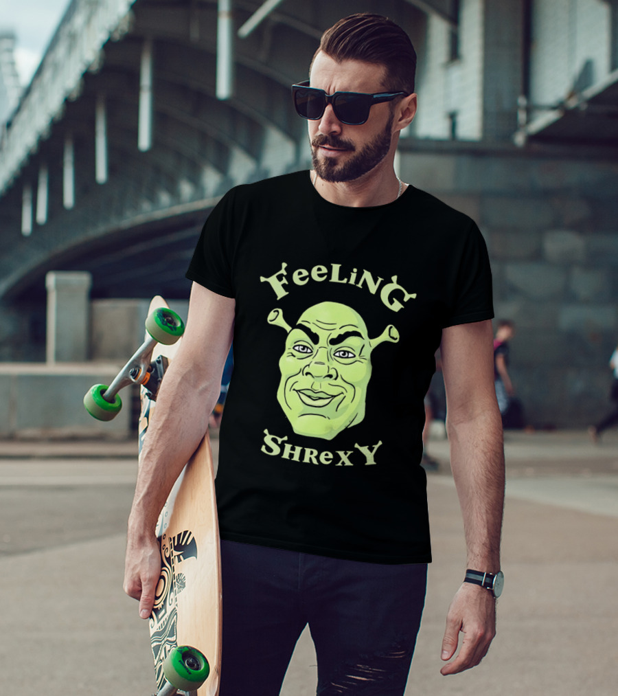 Feeling Shrexy Shrek Face T-Shirt