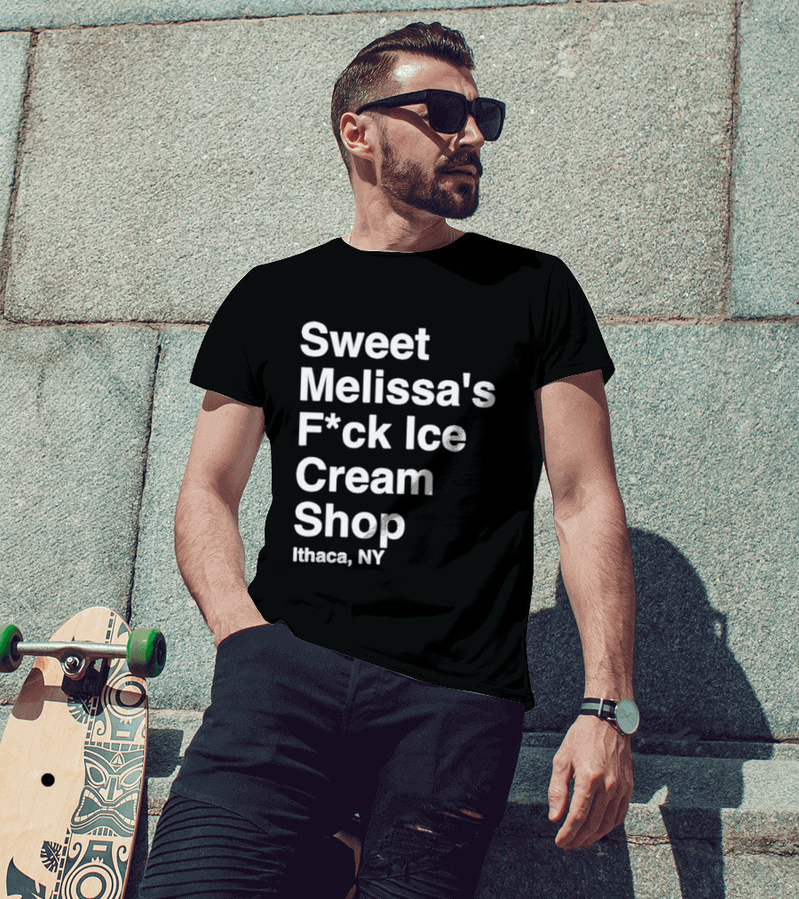 Sweet Melissa's F*ck Ice Cream Shop Ithaca NY T-Shirt