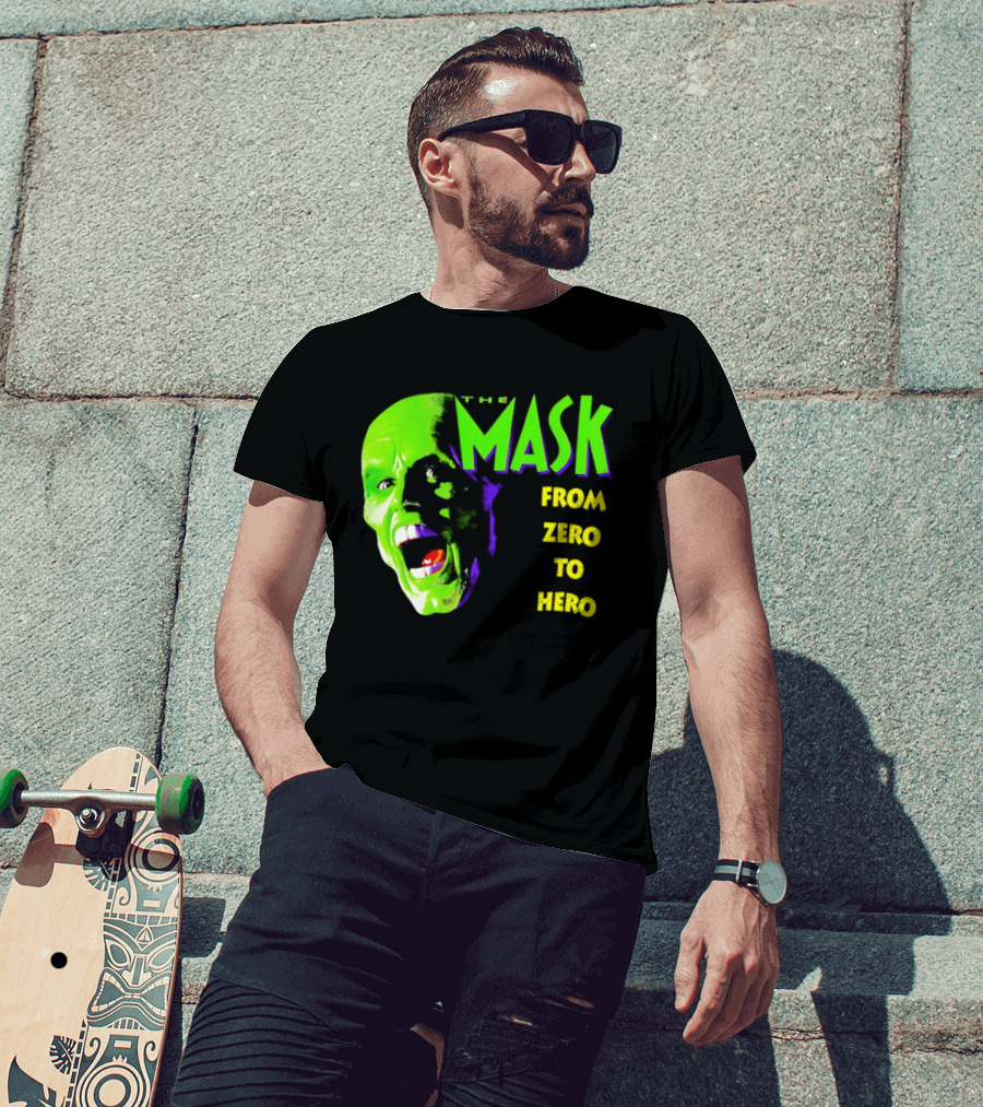 The Mask Movie From Zero To Hero Face T-Shirt