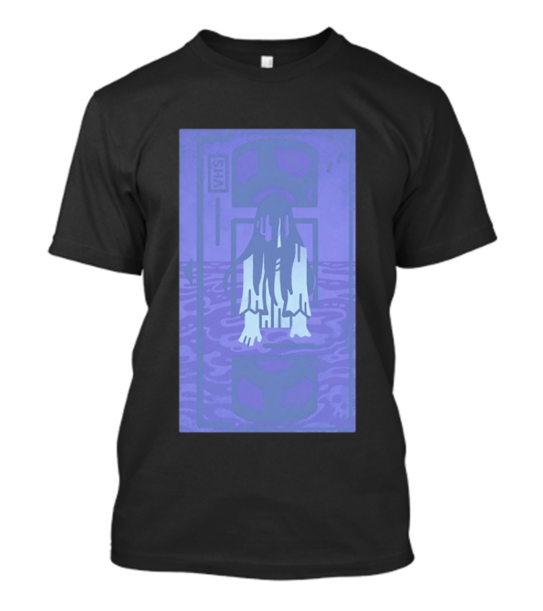 The Ring Samara CURSE VHS Tape Horror Aesthetic T-Shirt