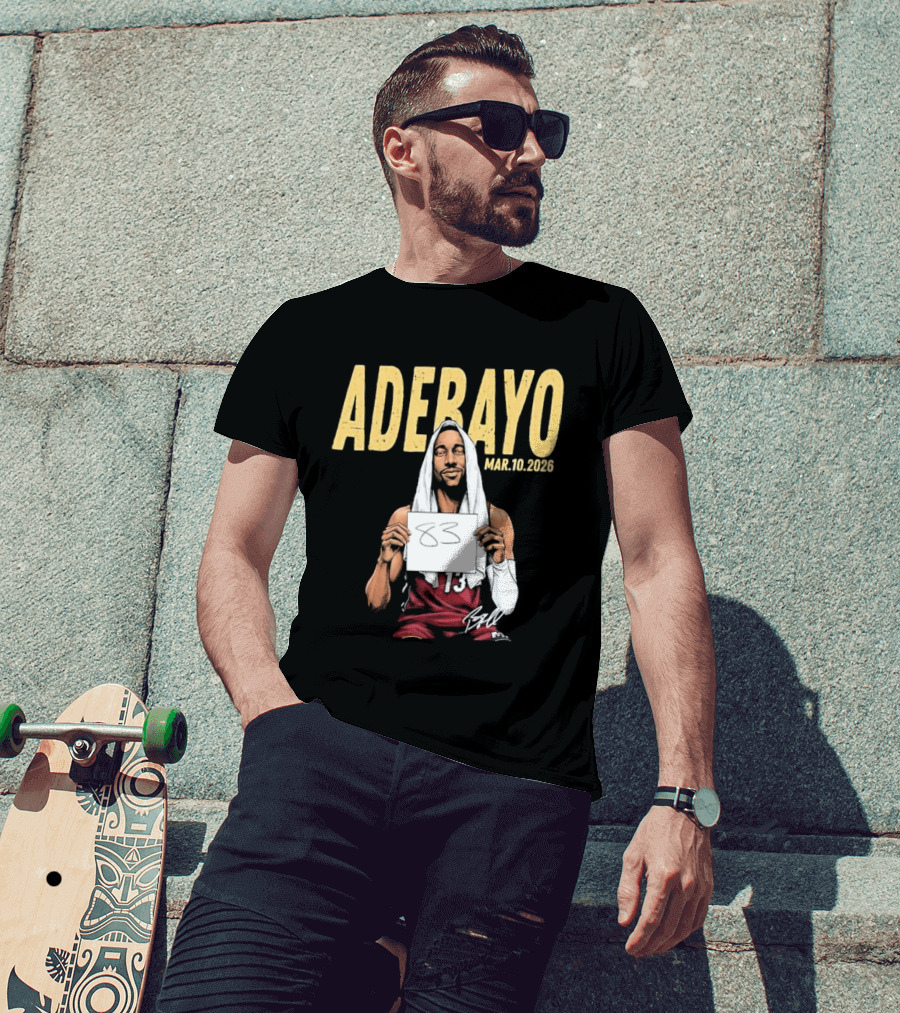 Ultimate Bam Adebayo Career High 83 Miami Basketball March 10 2026 T-Shirt