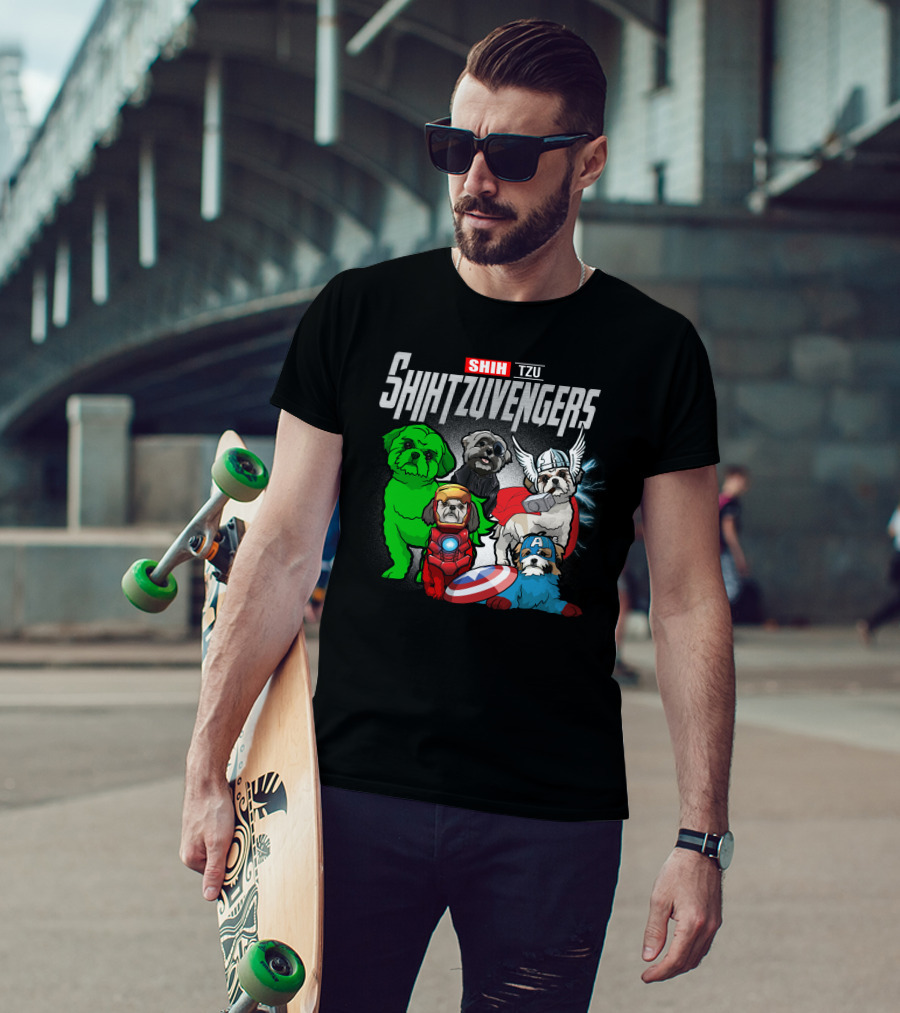 Shih Tzu Shihtzuvengers Marvel Dog T-Shirt