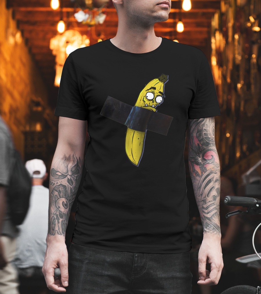 Banana Crossed Tape Pop Art 1323480 T-Shirt