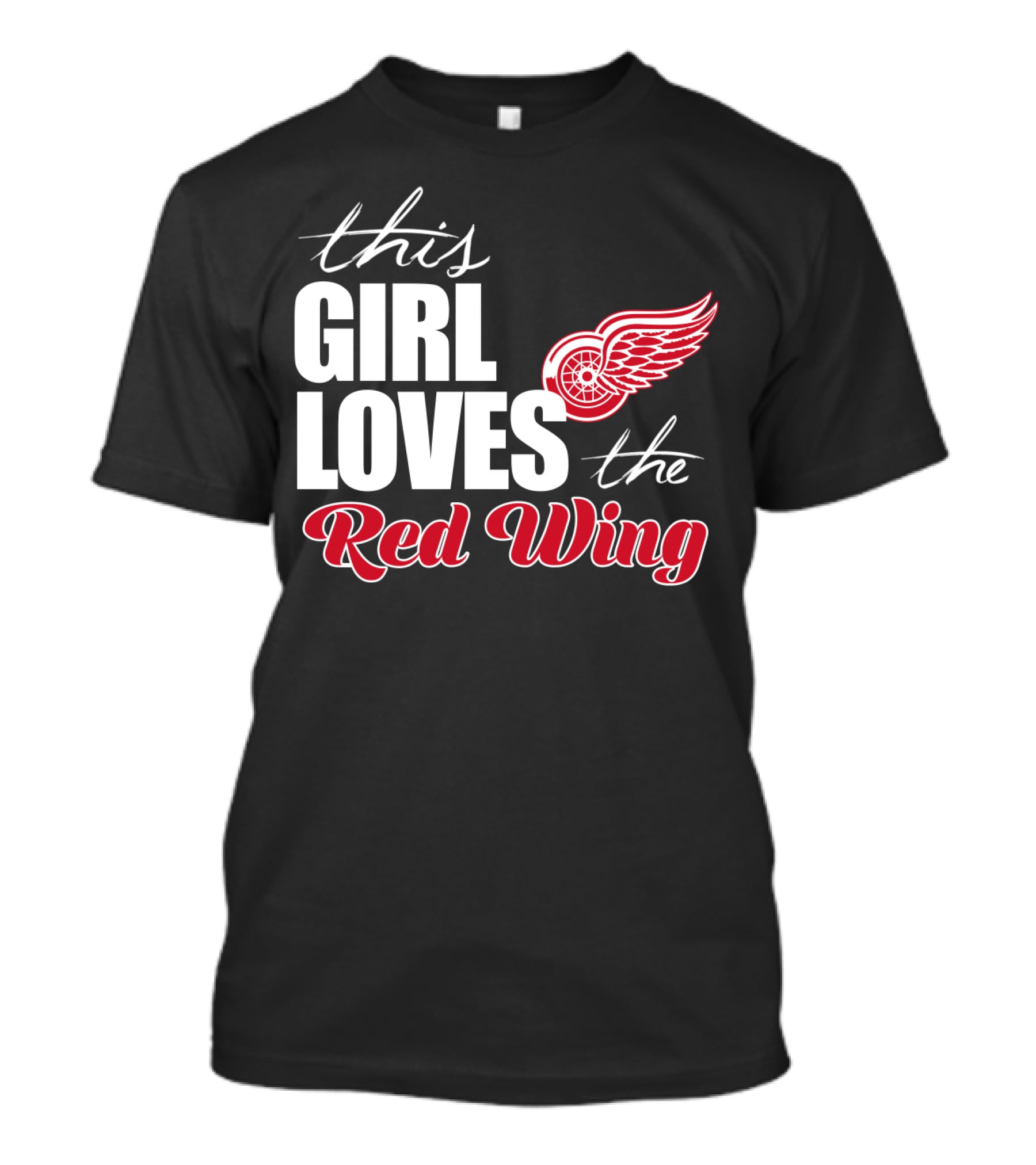 This Girl Loves The Detroit Red Wings T-Shirt