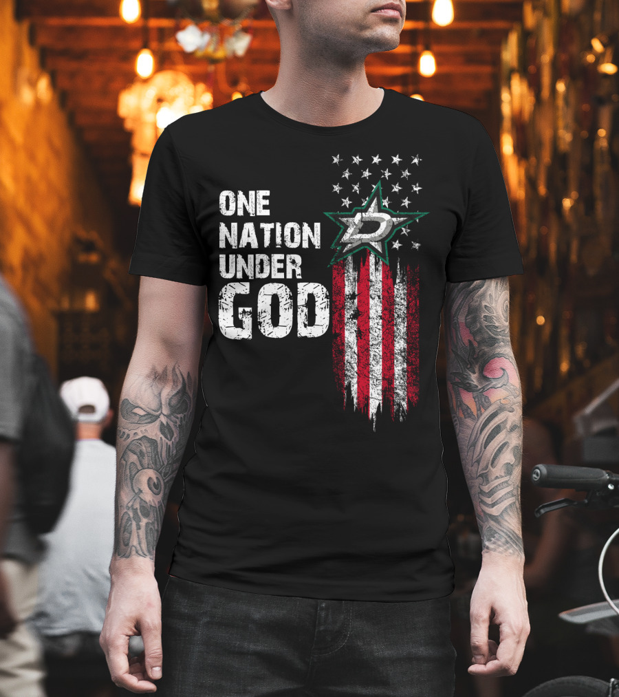 One Nation Under God Dallas Stars T-Shirt
