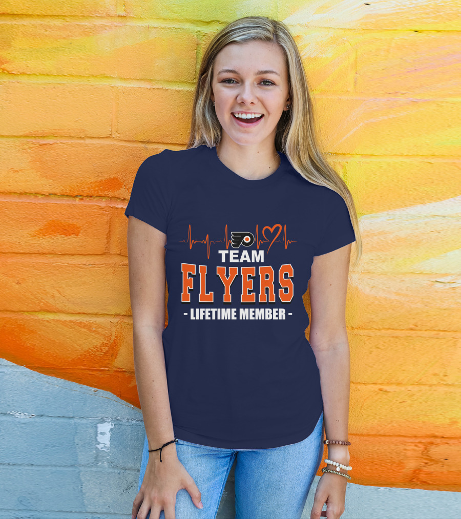 Team Flyers Philadelphia Lifetime Member T-Shirt
