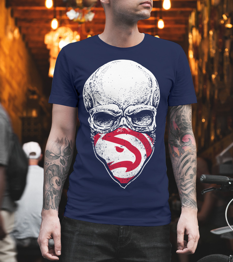 Atlanta Hawks Skull T-Shirt