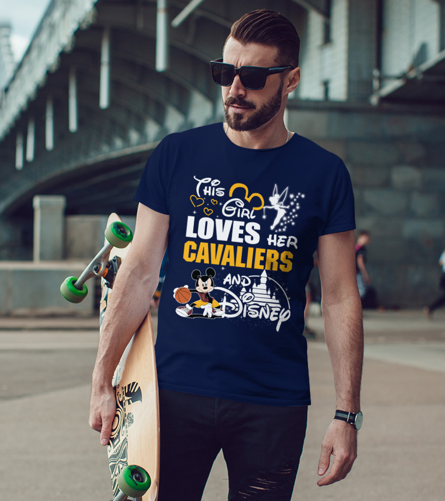 This Girl Loves Her Cavaliers And Disney T-Shirt