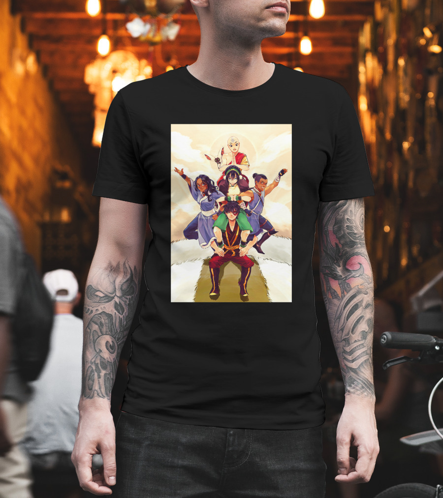 Avatar The Last Airbender Team Pyramid Clouds Sun 1367133 T-Shirt
